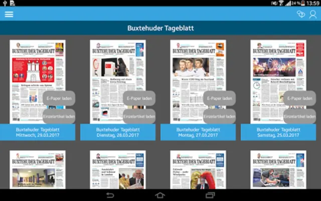 Tageblatt E-Paper android App screenshot 6